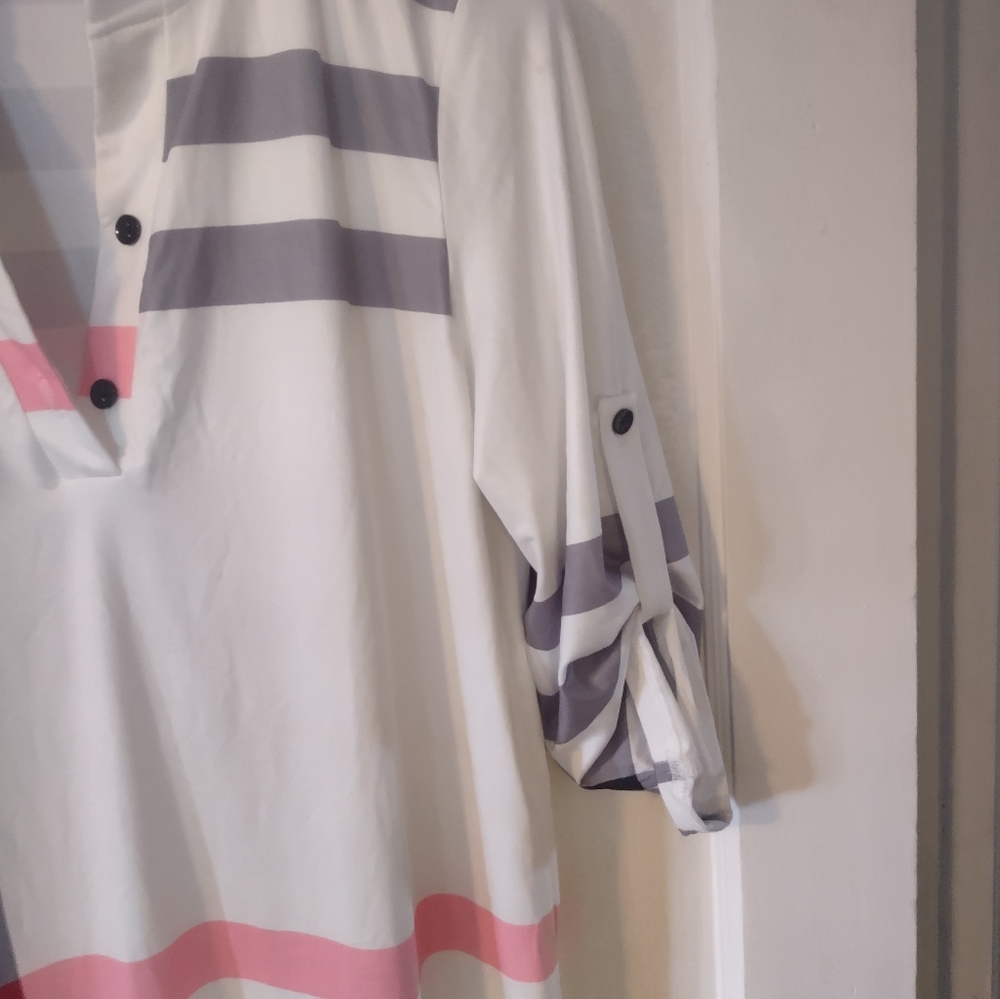 Women's stripped dress - Picture 5 of 9